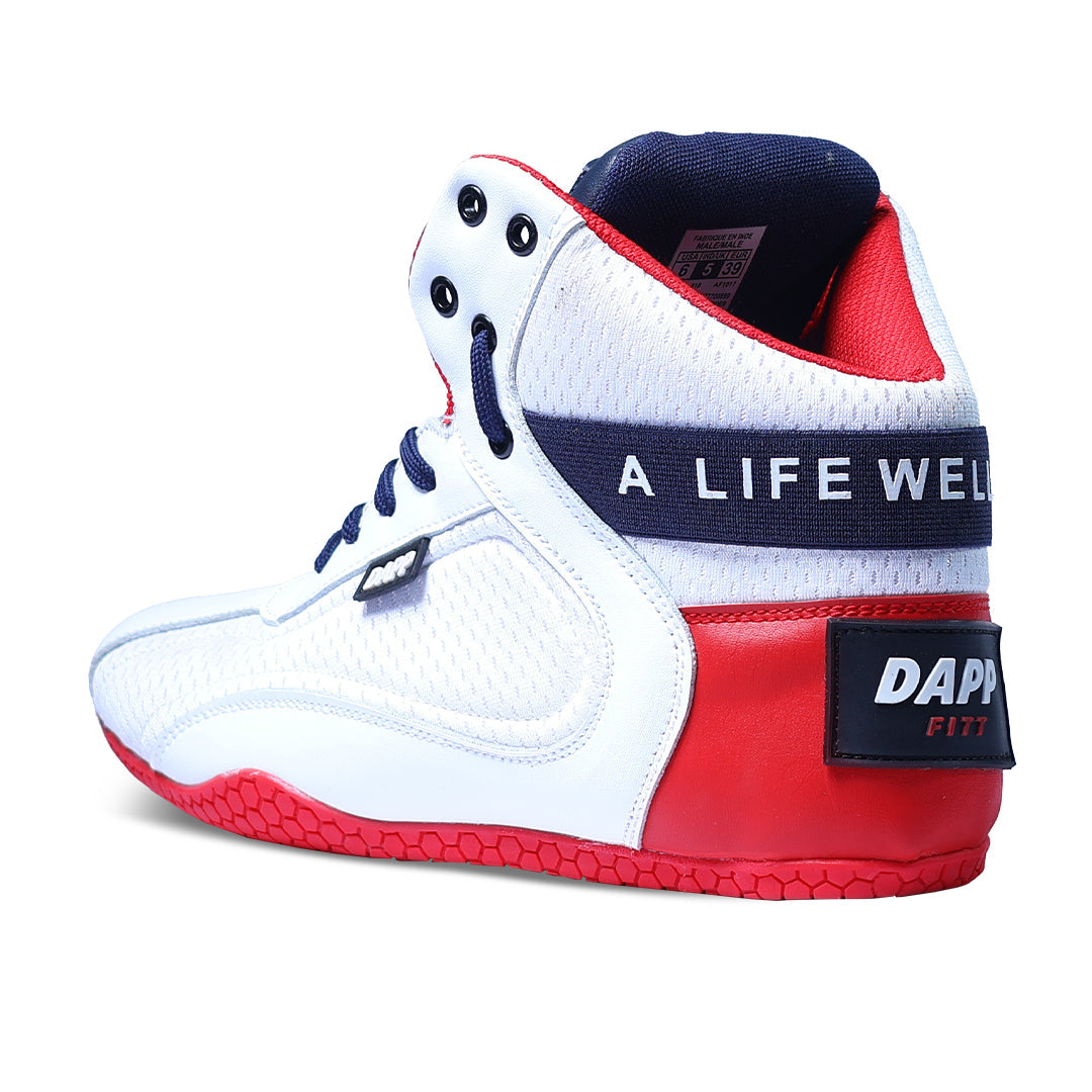 DAPP Weightlifting Shoes Athlete Series WhiteRed