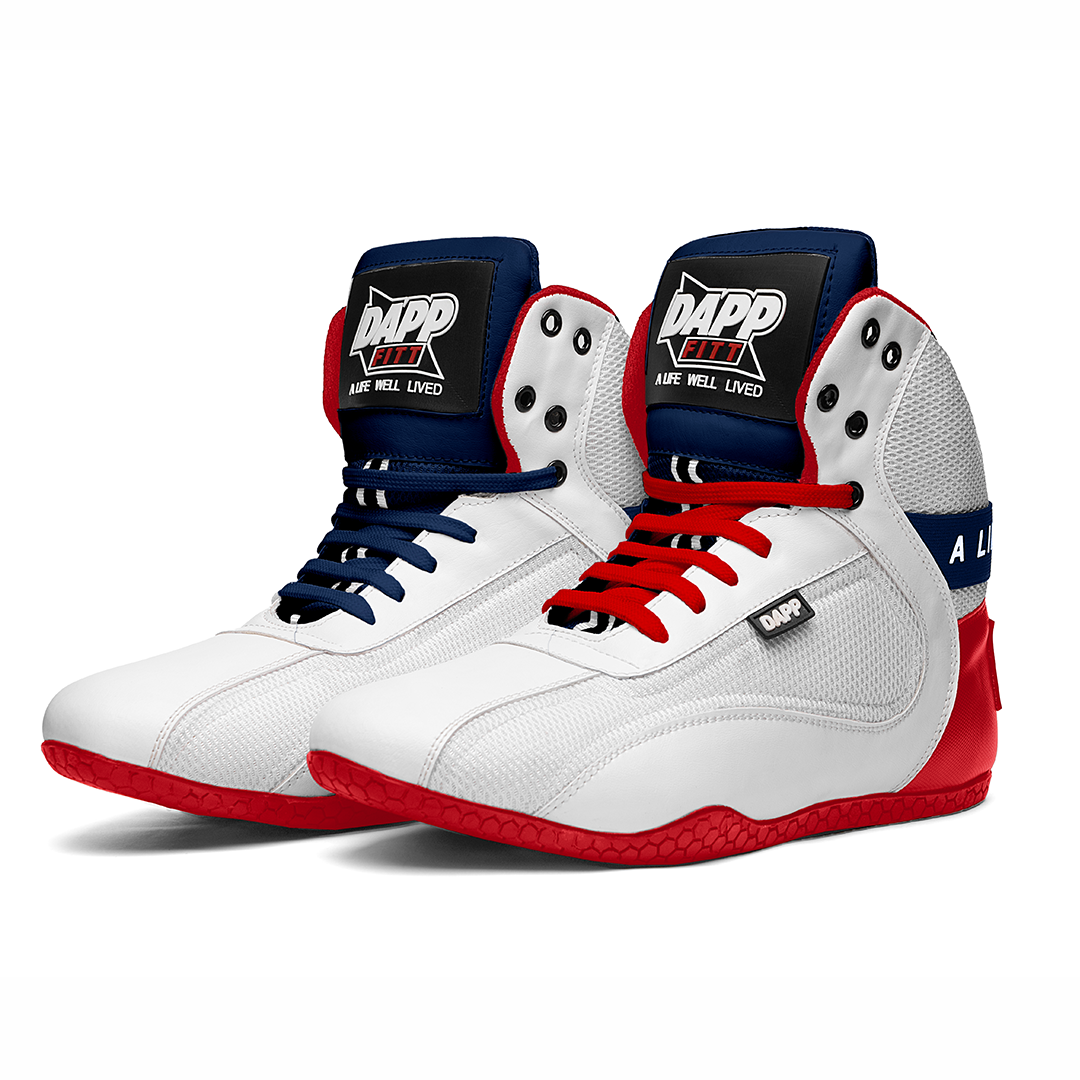 DAPP Weightlifting Shoes Athlete Series WhiteRed