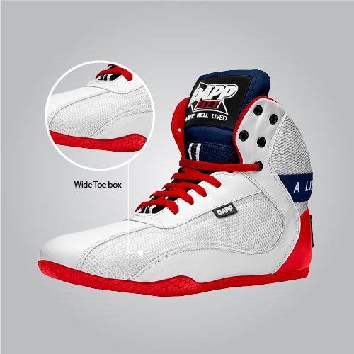 DAPP Weightlifting Shoes Athlete Series WhiteRed