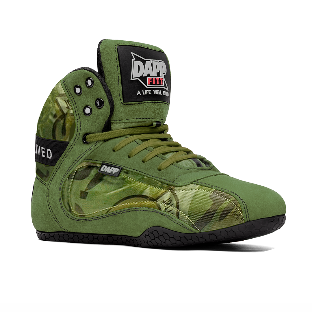 DAPP ActiveKit Weightlifting Camo Shoes and Athletic Duffle Bag Camo