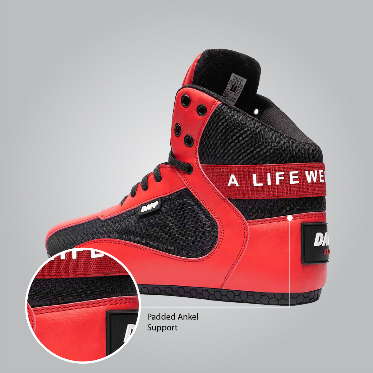 DAPP Weightlifting Shoes Z Series RedBlack