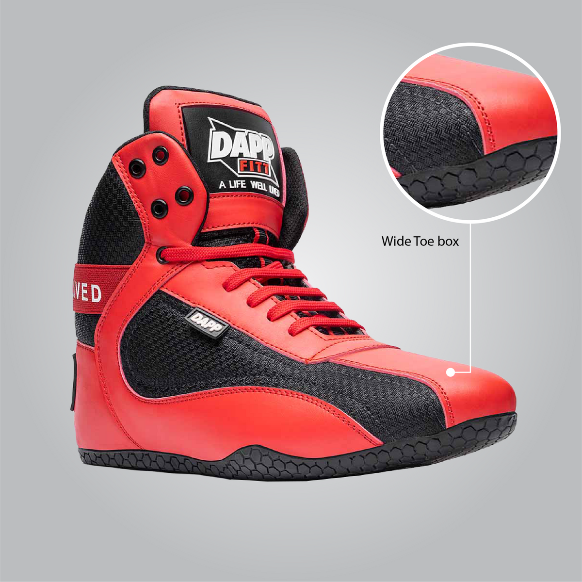 DAPP Weightlifting Shoes Z Series RedBlack