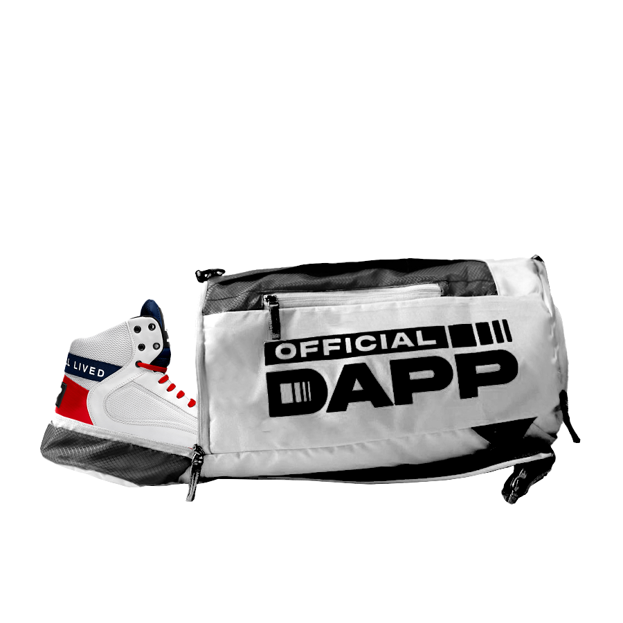 DAPP ActiveKit Weightlifting WhiteRed Shoes and Athletic Duffle Bag White